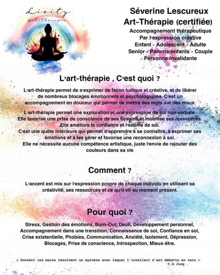 Severine lescureux livity art therapie coaching accompagnement